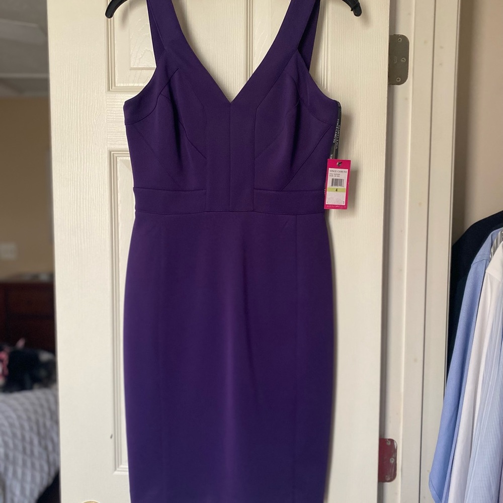 Purple Vince Camuto purple cocktail dress!